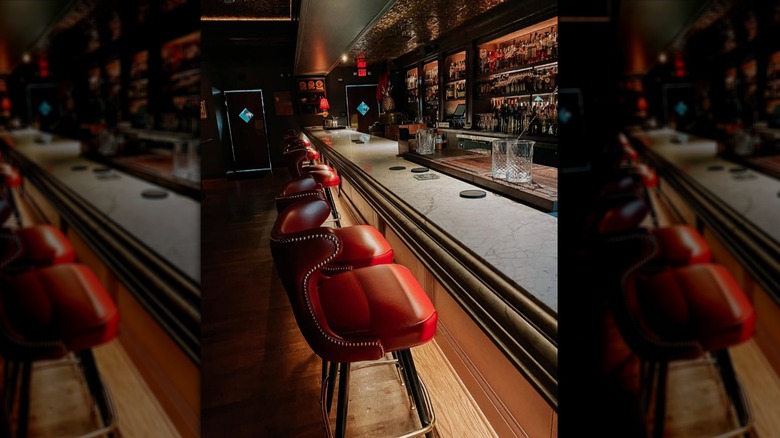 Bar area at Dot Dot Dot