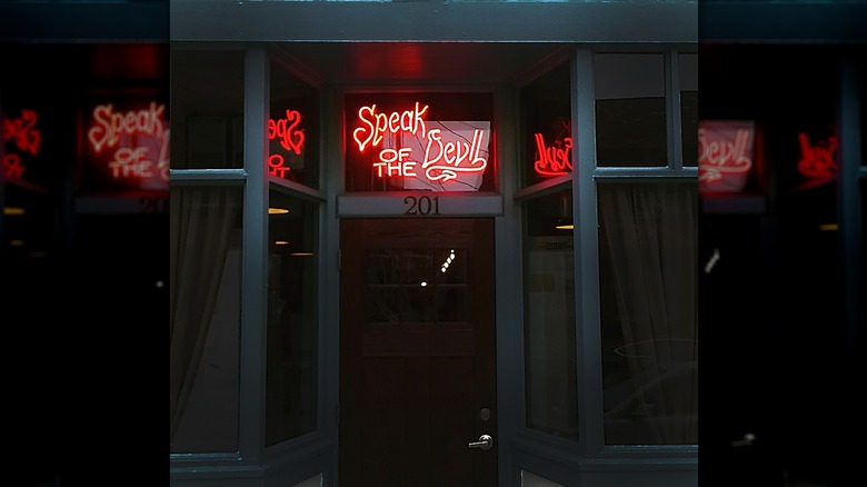 Exterior of Speak of the Devil