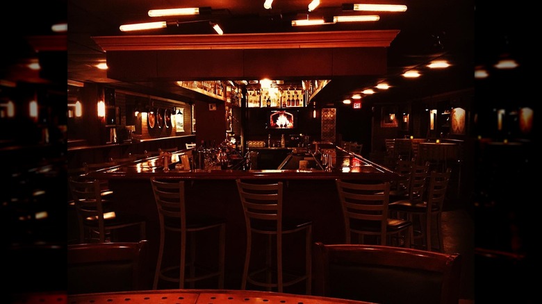 Interior of Jefferson Speakeasy, including bar area