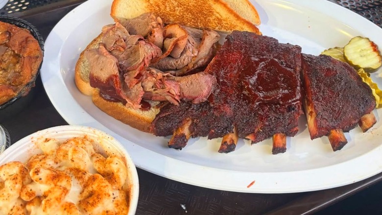 A spread from Joe's Kansas City Bar-B-Que