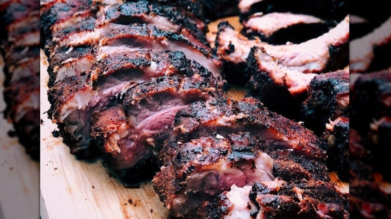 Ribs from King's Custom Smoked Meats Restaurant