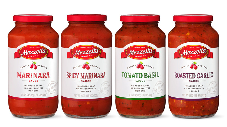 Jars of Mezzetta marinara