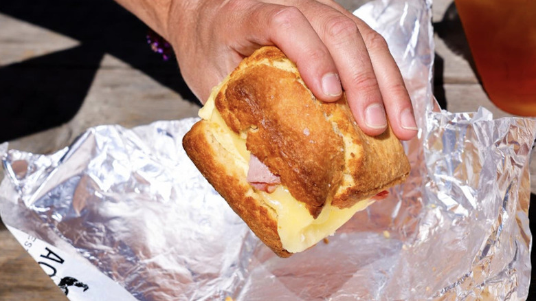 Sagaponack General Store breakfast sandwich