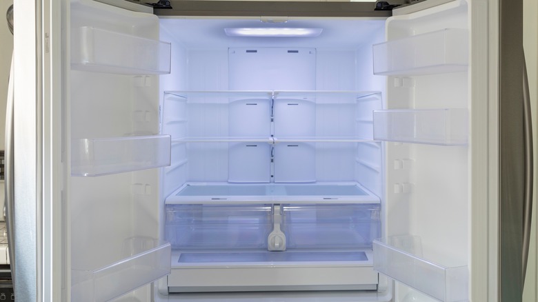 open refrigerator
