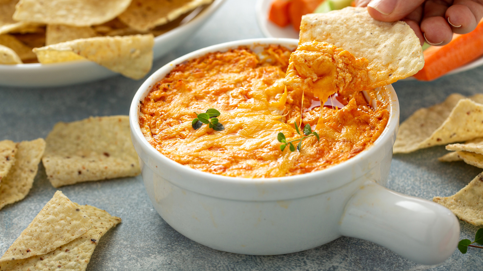 The Best Ways To Use Up Leftover Buffalo Chicken Dip