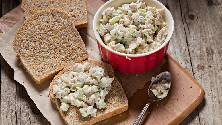 Chicken salad sandwich