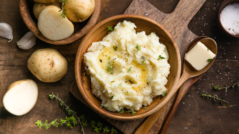 Creamy mashed potatoes