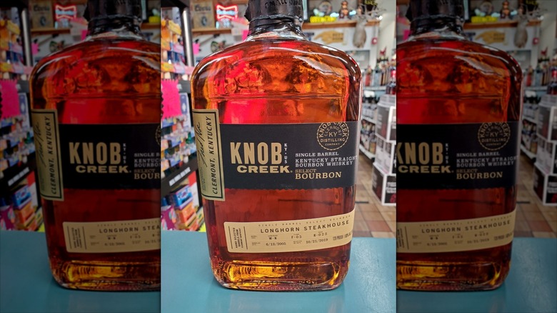 Bottle of Longhorn Knob Creek