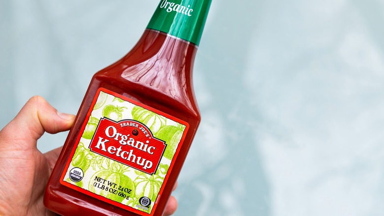 Bottle of Trader Joe's ketchup