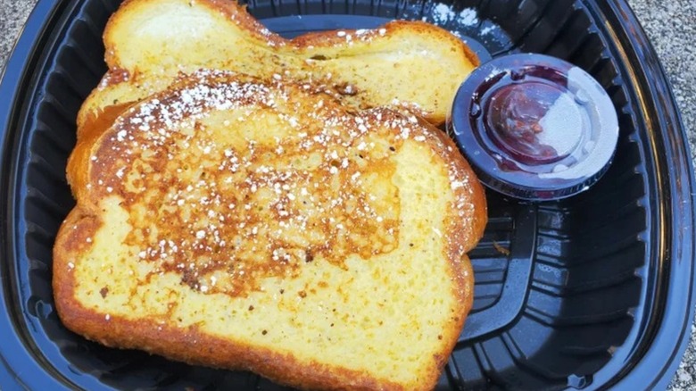 a to-go order of First Watch French toast