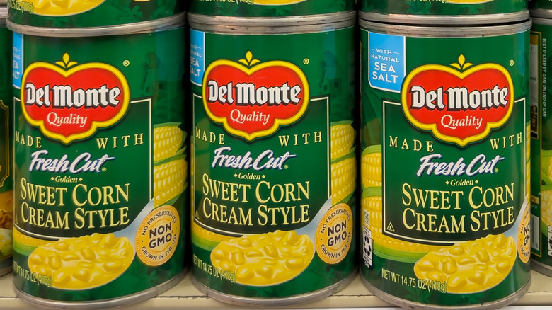 canned creamed corn