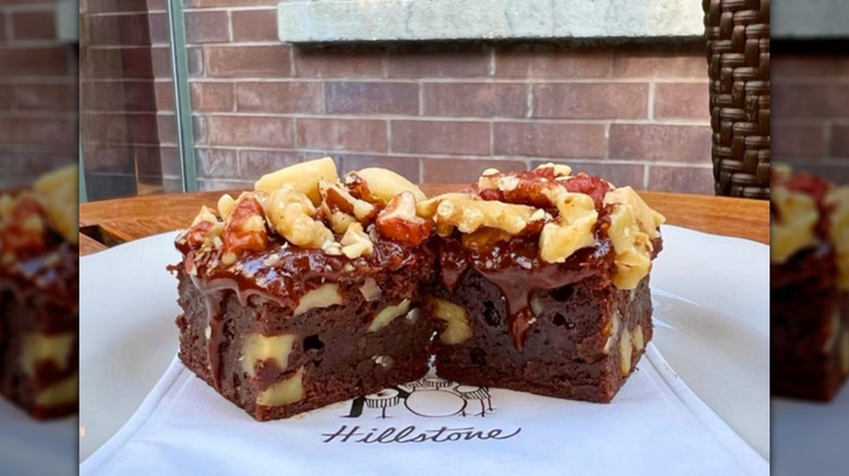 Brownie dessert at a Hillstone restaurant