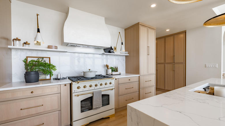 Renovated, open-concept kitchen