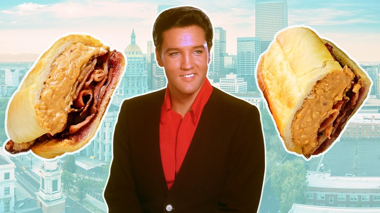 Elvis next to two Fool's Gold Loafs