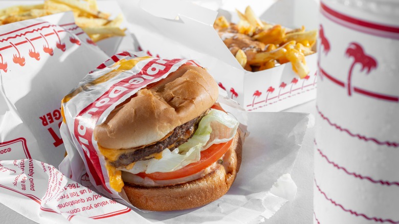 In-N-Out burger meal