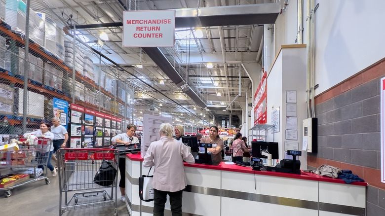 Costco returns counter