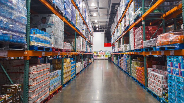 Aisle in Costco