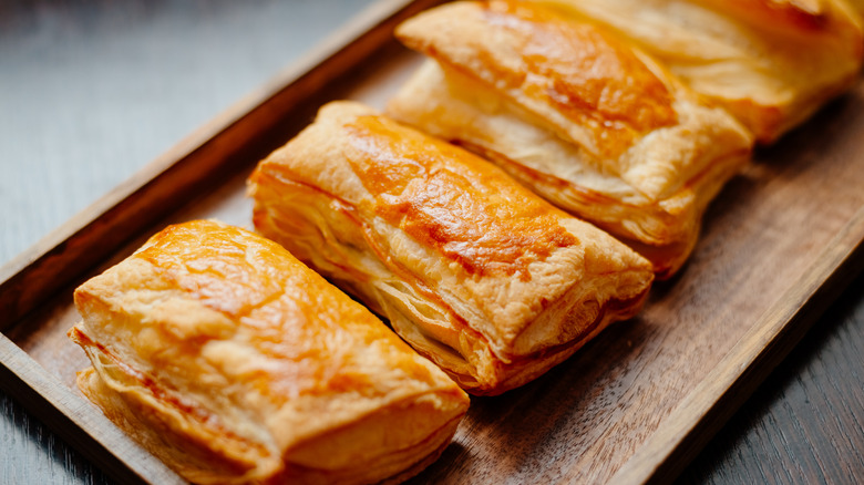 Crispy, golden brown pastries