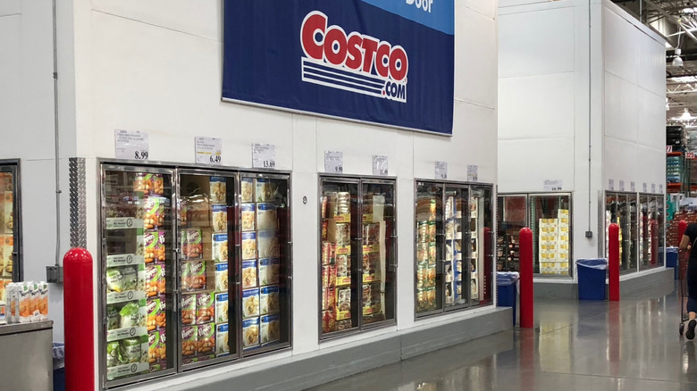 A Costco freezer section