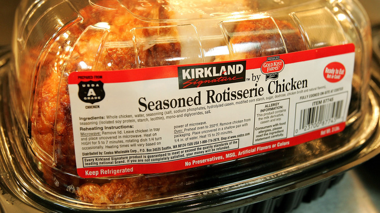 kirkland seasoned rotisserie chicken