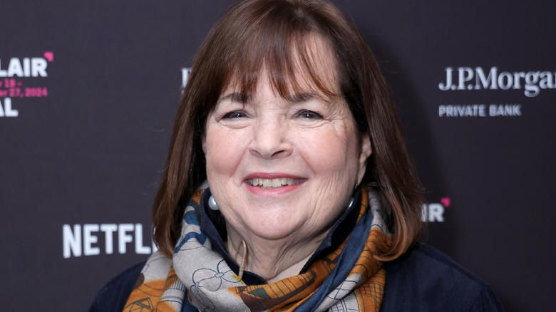 Ina garten on a red carpet