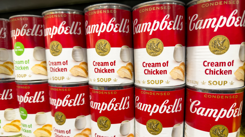 Can of cream of chicken soup