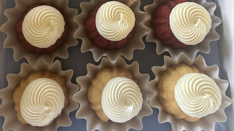 nothing bundtinis with cream cheese frosting