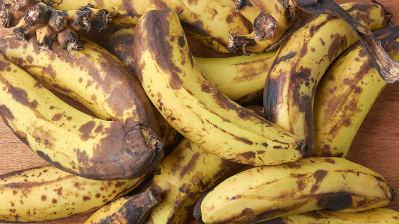 overripe bananas