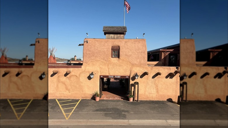 Exterior of The Fort Steakhouse outside of Denver, Colorado