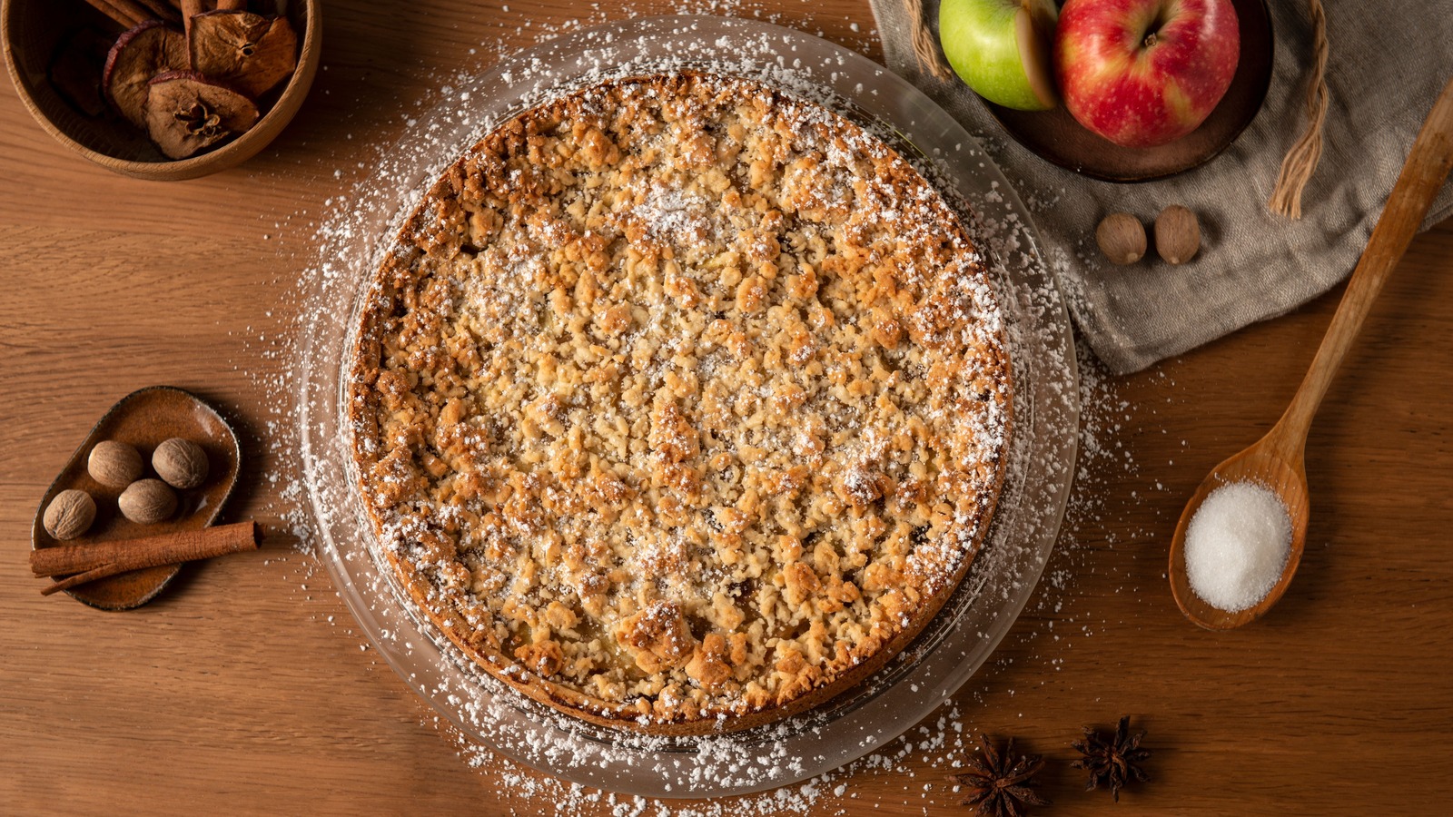 Der Unterschied zwischen einem Apfelkuchen und einem Crisp liegt im Belag