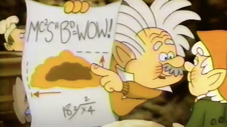Screenshot of Keebler Magic Middles commercial showing an animated Keebler scientist explaining Magic Middles