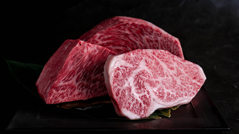 3 cuts of Wagyu beef