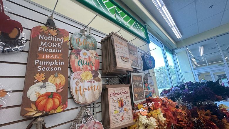 Dollar Tree fall decor items
