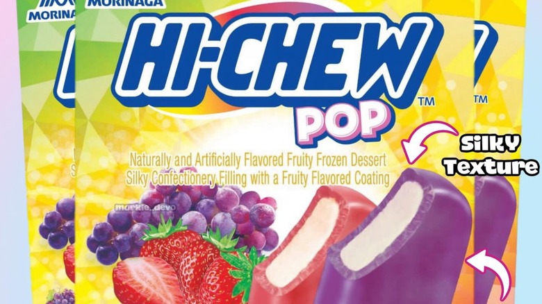 Hi-Chew Pop box closeup