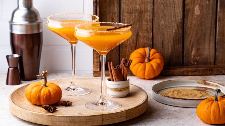 Pumpkin martini
