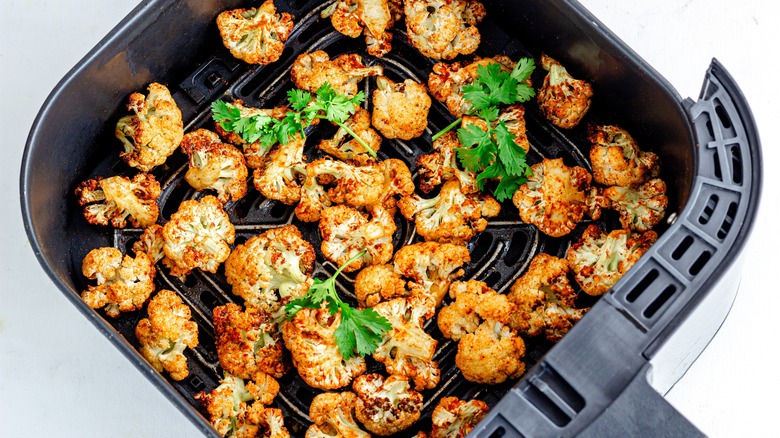 Crispy air-fried cauliflower