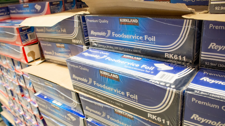 Boxes of Kirkland foil