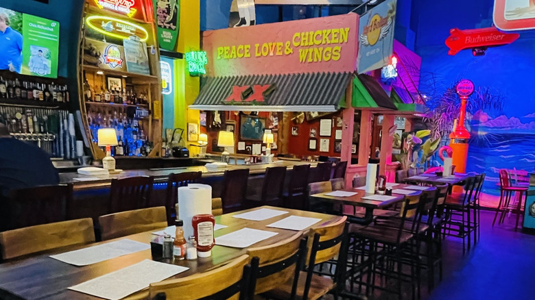 the interior of Mike's Place