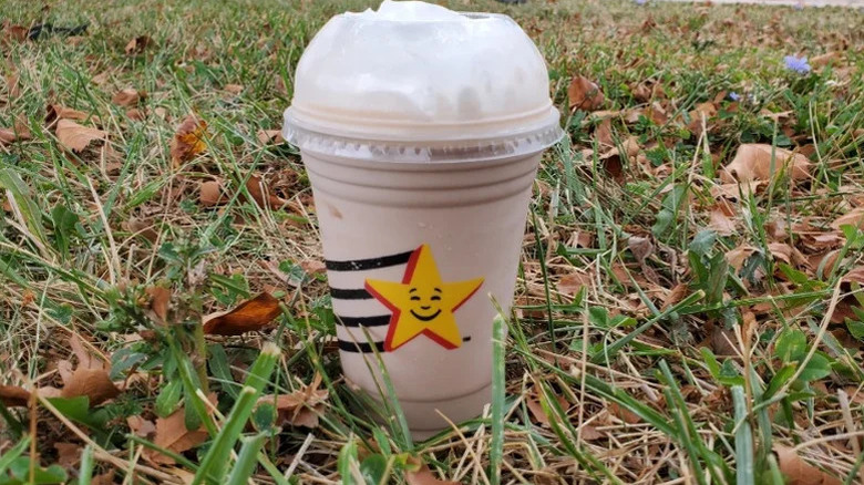 Hardee's chocoalte milkshake