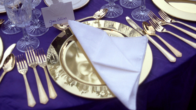 An elaborate place setting