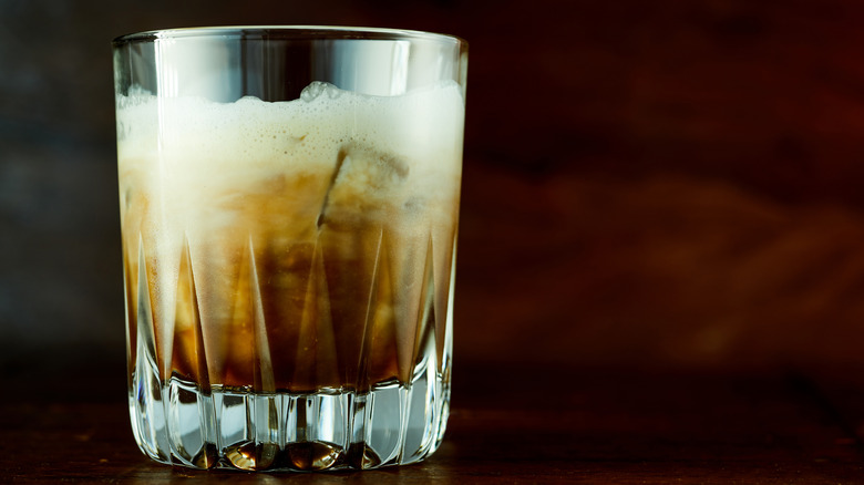 White russian cocktail
