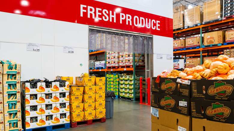 Costco fresh produce section