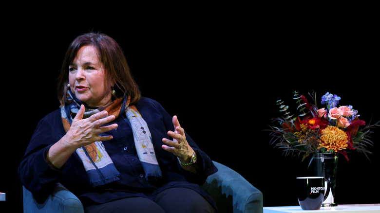 Ina Garten being interviewed