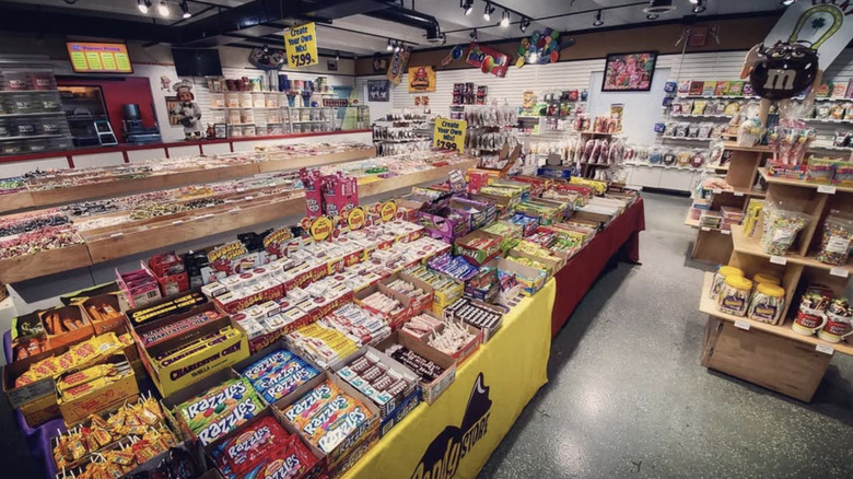 Candy bar at The Bulk Candy store.