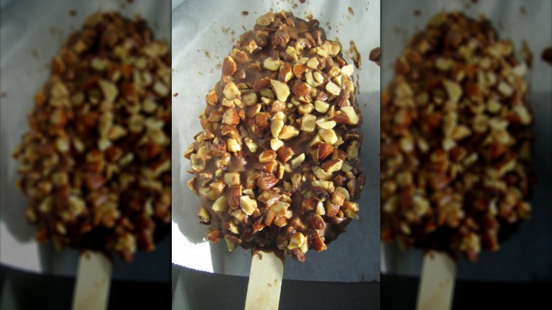 Costco's discontinued hand-dipped chocolate ice cream bar with roasted almonds