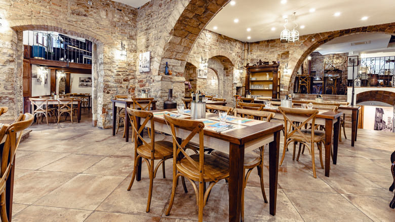 Vintage Italian restaurant