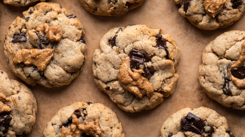 Peanut butter chocolate cookies