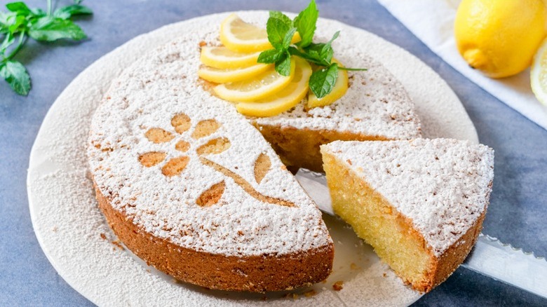Lemon torta Caprese