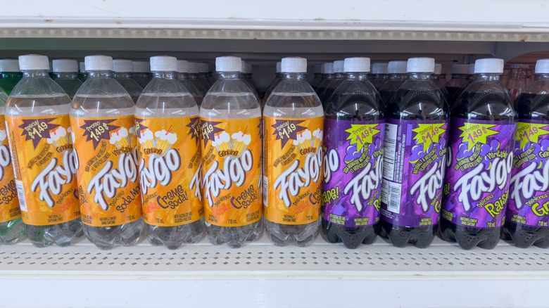 Faygo soda on store shelf