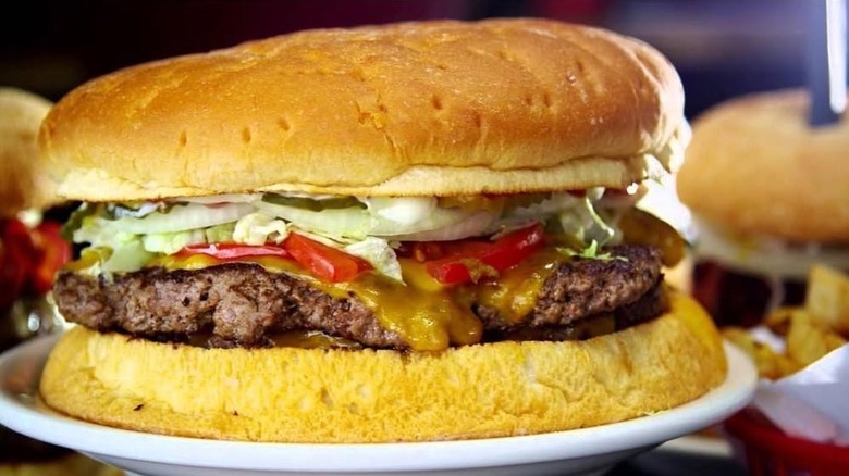A cheeseburger from Big Jud's.